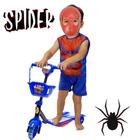 Fantasia do Homem Aranha + Patinete Infantil Azul.