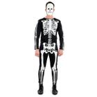 Fantasia Esqueleto Masculino Adulto - Halloween - Sulamericana