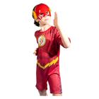 Fantasia Flash Infantil Curta com Máscara - Novabrink