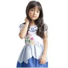 Fantasia Flores Infantil Menina Vestido Carnaval Festa Pop - Fantasias Super