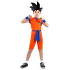 Fantasia Goku Infantil Curta Dragon Ball Z Licenciada Sulamericana 916525