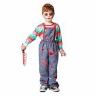 Fantasia Halloween Boneco Chuck Infantil Brinquedo Assassino