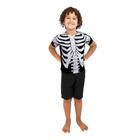 Fantasia Halloween Esqueleto Infantil Tam M - Brink Model