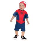 Fantasia Homem Aranha Bebe - Marvel