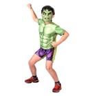 Fantasia Hulk Clássico Curto Infantil Com Máscara Original