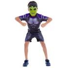 Fantasia Hulk Infantil Curta Ultimato com Máscara