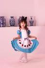 Fantasia Infantil Alice Azul e Branca Luxo _ envio rápido