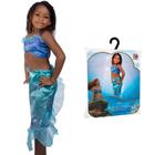 Fantasia Pequena Sereia Ariel Vestido Cauda Princesa Disney 6-7 Anos -  Amora Encantada - Fantasia - Magazine Luiza
