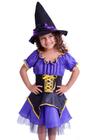 Fantasia Infantil Bruxa Roxo Douvelin