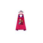 Fantasia Infantil Criança Menina Frozen Elsa Capa + Máscara - Topmixshop