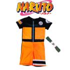 Fantasia Infantil do Naruto com Bandana Roupa do Naruto
