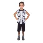 Fantasia Infantil - Esqueleto Pop - Tamanho P - Brink Model