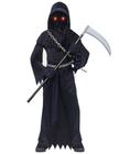 Fantasia infantil Grim Reaper Scary Halloween Nabobs para meninos/meninas