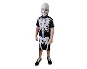 Fantasia infantil Halloween meninos esqueleto