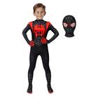 Fantasia Infantil Homem-Aranha Preto com Capuz - Abrakadabra