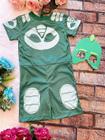Fantasia infantil Lagartixo PJ Masks Verde - Envio Rápido