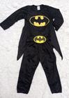 Fantasia infantil masculina Batman camisa manga longa e calça com bata