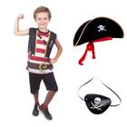 Fantasia Infantil Menino Pirata Pop - 2 A 8 Anos