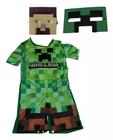 Fantasia Infantil Minecraft Enchimento 2 Máscaras dos 2 aos 9 anos - SGB MODAS E VARIEDADES