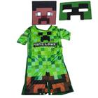 Fantasia Infantil Minecraft Enchimento 2 Máscaras dos 2 aos 9 anos - SGB Modas e Variedades