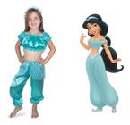 Fantasia Infantil Personagem Princesa Jasmine - 2 A 8 Anos