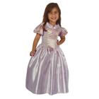 Fantasia Infantil Princesa Rapunzel Lilás - Brink Model