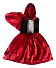 Fantasia Infantil Roupa Chapeuzinho Vermelho Capuz