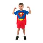 Fantasia Infantil - Super Homem Curto - Tamanho G (9 a 12 anos) - 10175 - Sulamericana