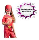 Fantasia Infantil Super Sereia Aventureiros Com Máscara