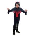 Fantasia Vampiro Infantil Curto com Capa e Dentadura - Halloween - Fantasia  Bh