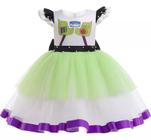 Fantasia Infantil Vestido Buzz Lightyear Toy Story Meninas - Lns