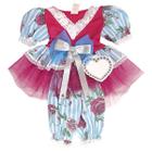 Fantasia Infantil Vestido de Festa Junina com Calça