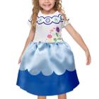 Fantasia Infantil Vestido Flores Mirabel