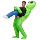 Fantasia Inflavel Alienígena Alien adulto de 150cm a 190cm - A.R Variedades MT