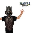 Fantasia Kit Vingadores Peitoral e Mascara Pantera Negra 02pçs 01 Unidade