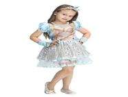 Roupa Infantil Fantasia Aniversário Arlequina - Bellavipmgkids