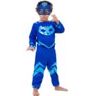 Fantasia Menino Gato Pj Masks Connor Infantil Longa Licenciada Regina 110621