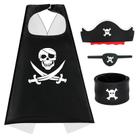 Fantasia Mizzuco Pirate Costume Kids Capa Cosplay Role Play