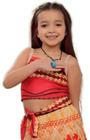 Fantasia Princesa Moana Infantil Com Colar 1 a 8 Anos - Fantasias Carol KB  - Fantasias para Crianças - Magazine Luiza