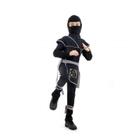 Fantasia Ninja Preto Infantil com Capuz