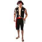 Fantasia Halloween Masculina Pirata Piratinha Listrado Carnaval Festa  Temática Adulto - Fantasias do Ó