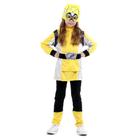 Fantasia Power Rangers Amarelo - Standard - Infantil