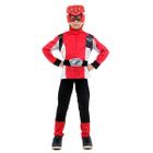 Fantasia Power Rangers Vermelho - Standard - Infantil - Sulamericana Fantasias