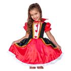 Fantasia Rainha de Copas Infantil Vestido