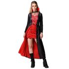 Fantasia Halloween Vampira Vitoriana Infantil Vestido Longo - 7 Artes BrinQ  Fantasias