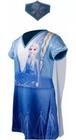 Fantasia Roupa Infantil Frozen Elsa Com Capa e Tiara ( dos 12 meses aos 9 anos) - SGB Modas e Variedades