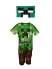 Fantasia Roupa Infantil Minecraft Com Máscara - Fashion Style Infinity