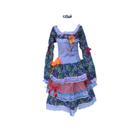 Fantasia/roupa vestido junino gardenia infantil luxo