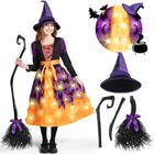 Fantasia Spooktacular Creations Light Up Witch para meninas de 8 a 10 anos