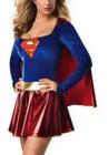 Fantasia Super Girl Adulto Especial De Carnaval